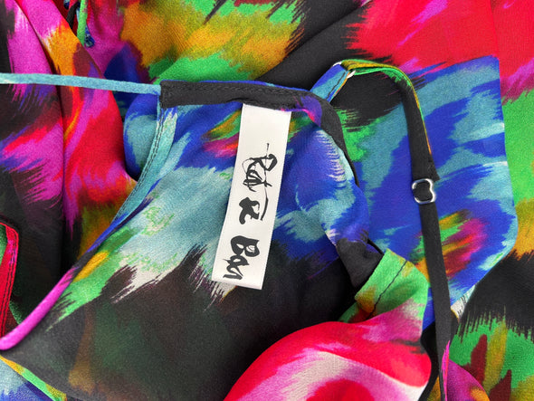 Robe multicolore