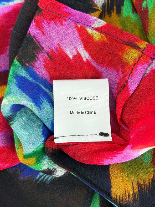 Robe multicolore