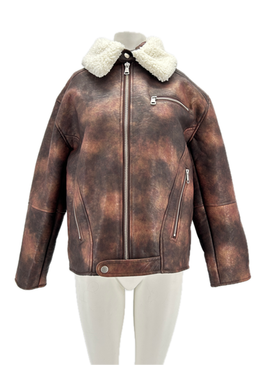 Blouson en similicuir