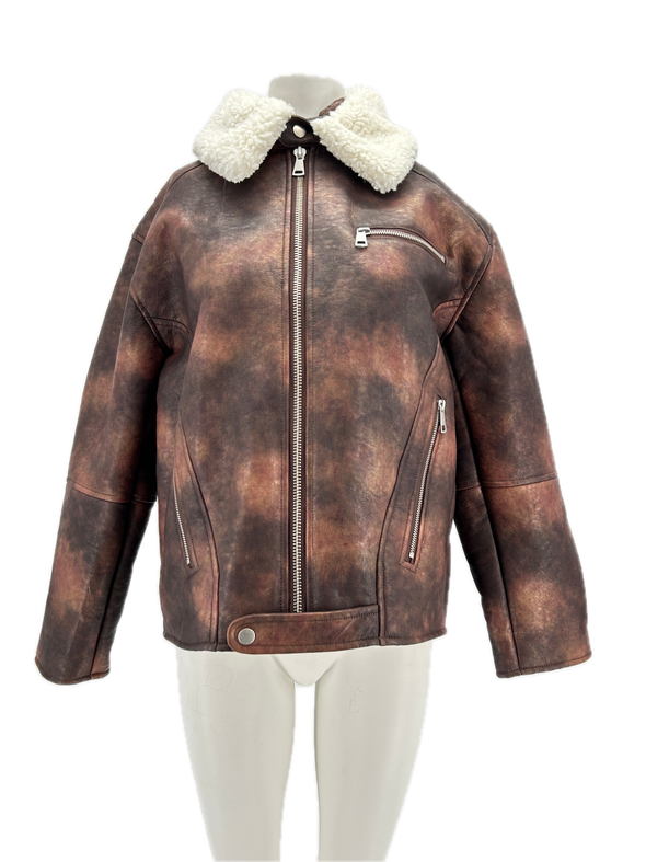 Blouson en similicuir