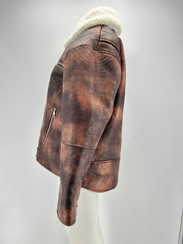 Blouson en similicuir