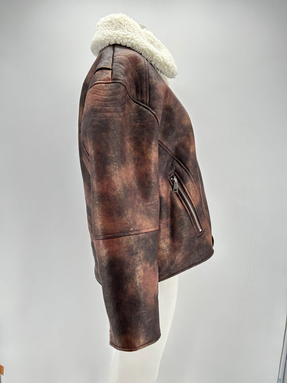Blouson en similicuir