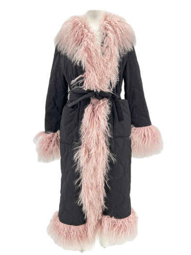 Manteau en fausse fourrure
