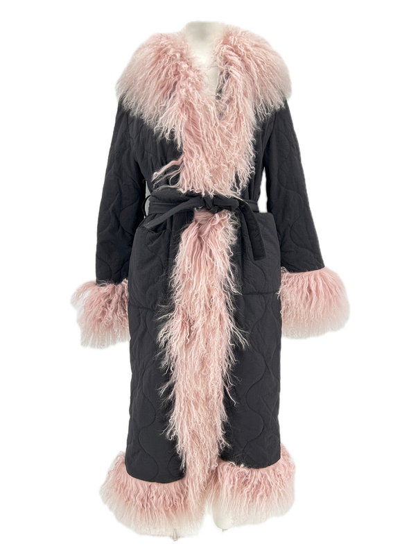 Manteau en fausse fourrure