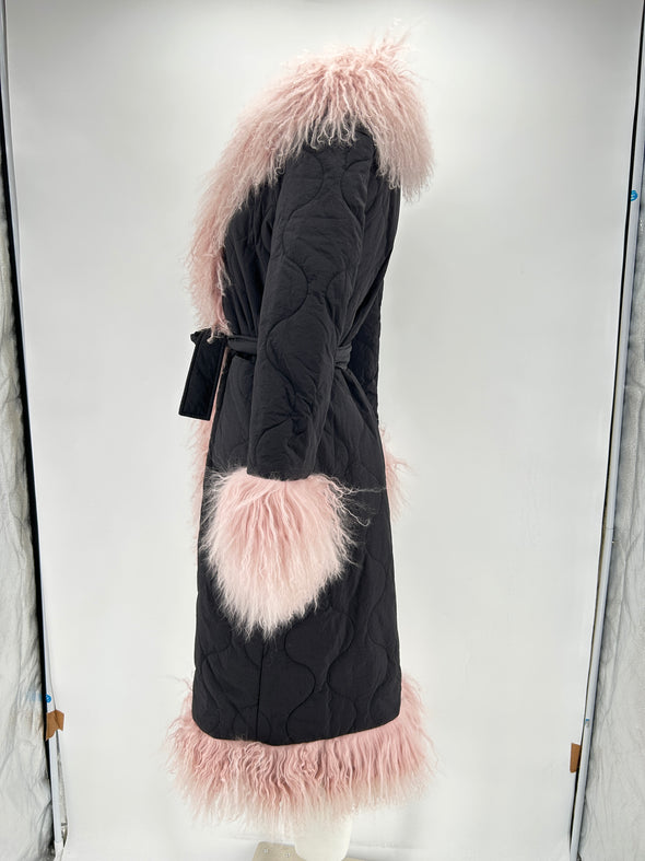 Manteau en fausse fourrure