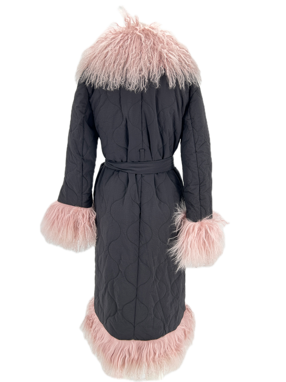 Manteau en fausse fourrure