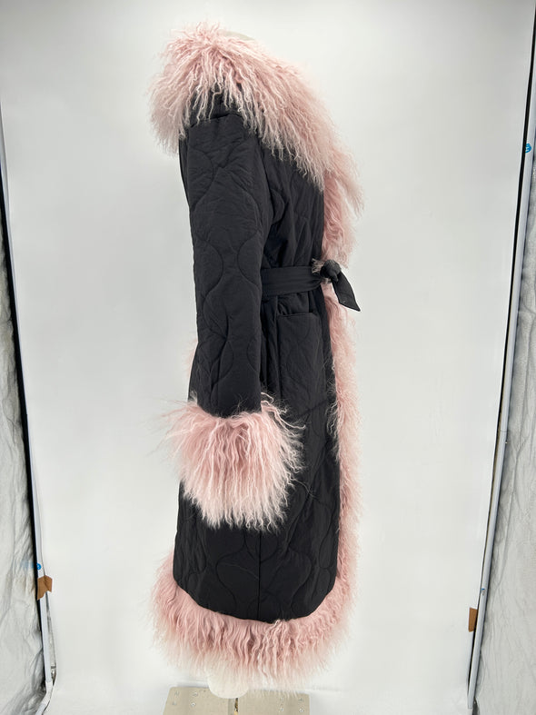 Manteau en fausse fourrure