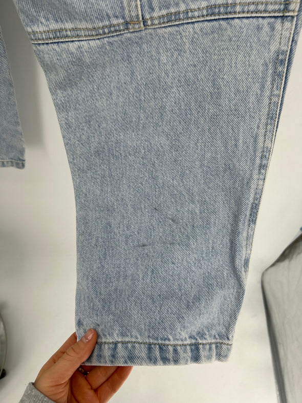 Jean bleu effet cargo
