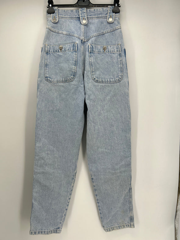 Jean bleu effet cargo
