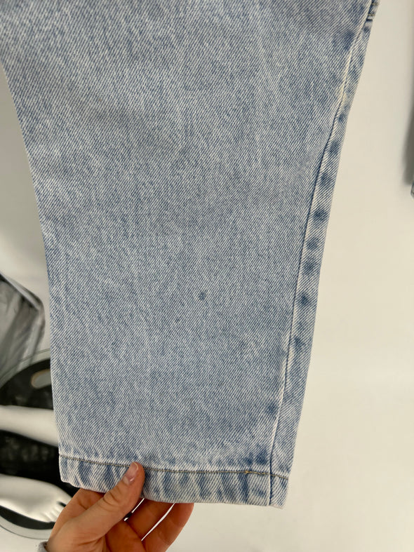 Jean bleu effet cargo