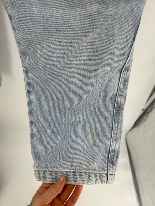 Jean bleu effet cargo