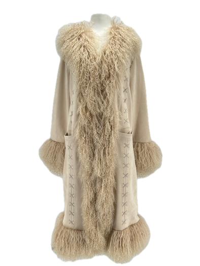 Manteau en fausse fourrure