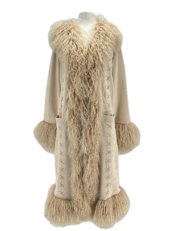 Manteau en fausse fourrure