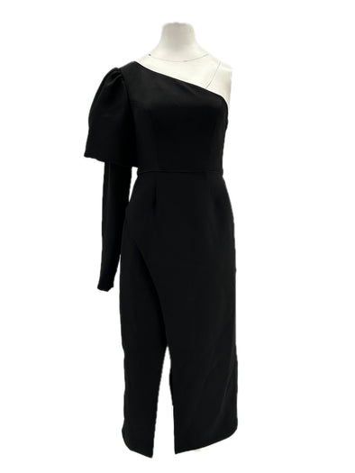 Robe asymétrique noire