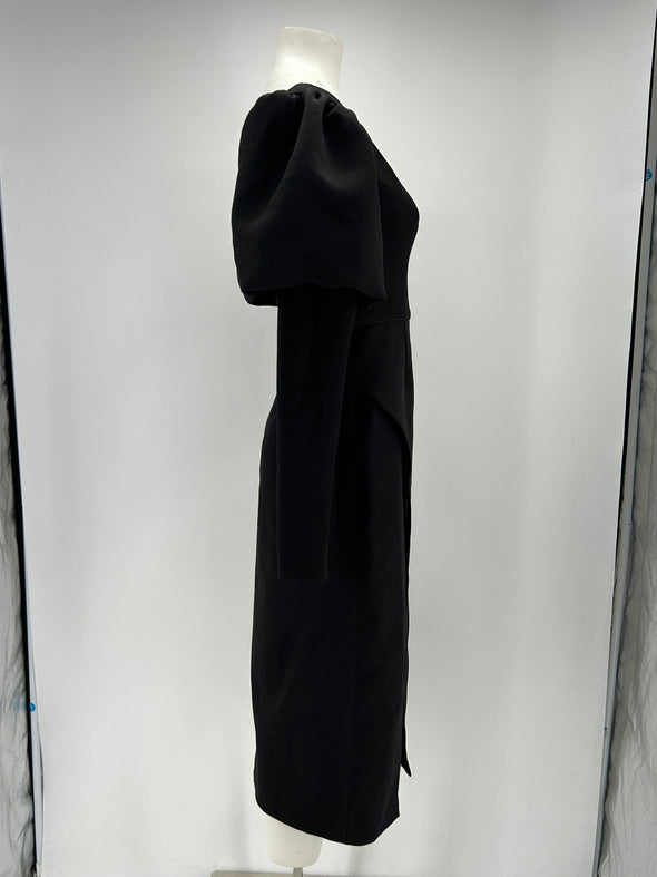 Robe asymétrique noire