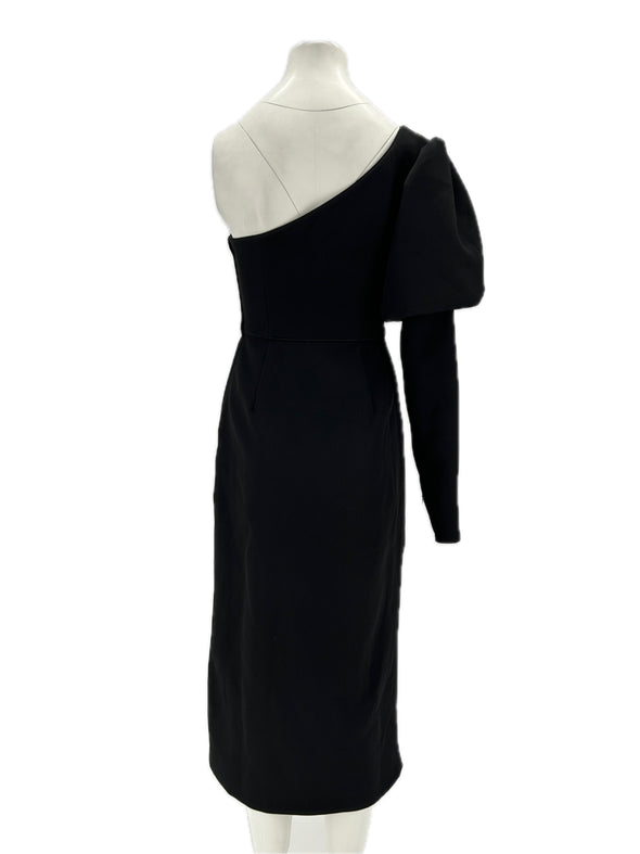 Robe asymétrique noire