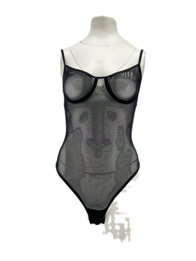 Body transparent noir