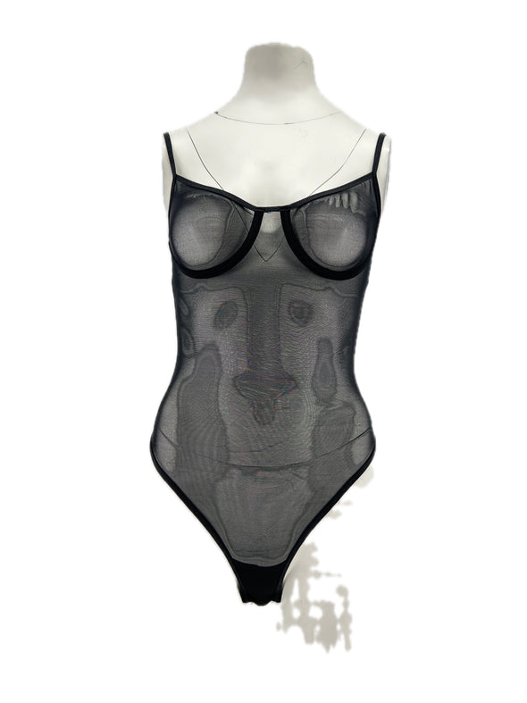 Body transparent noir