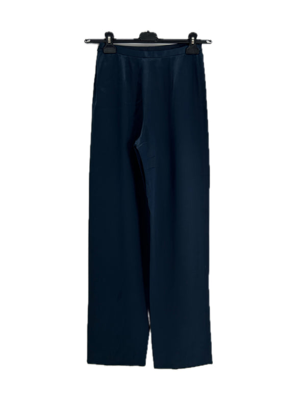 Pantalon en mélange de soie et laine