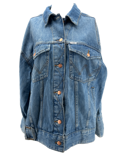 Veste en denim bleue