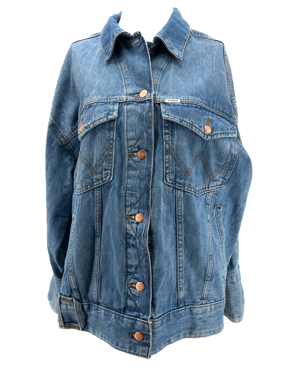Veste en denim bleue