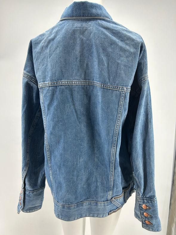 Veste en denim bleue