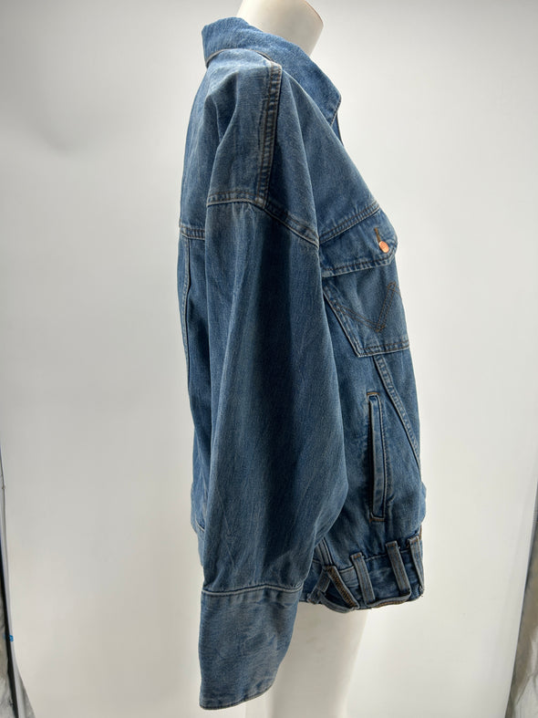 Veste en denim bleue