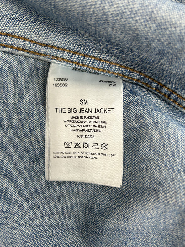 Veste en denim bleue