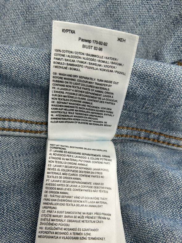 Veste en denim bleue