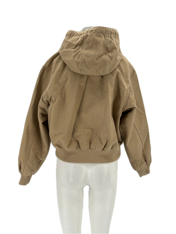 Veste à capuche beige