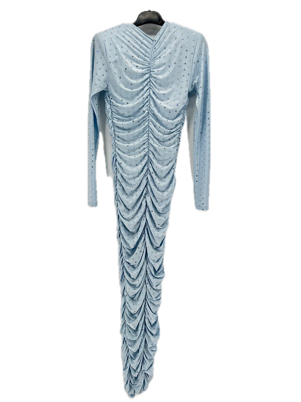 Robe à strass bleue