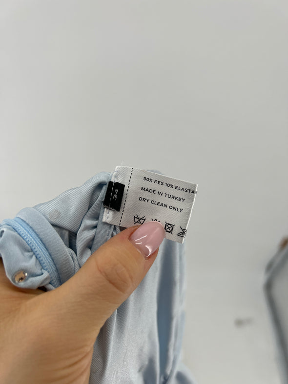 Robe à strass bleue