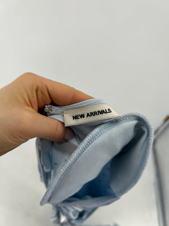 Robe à strass bleue