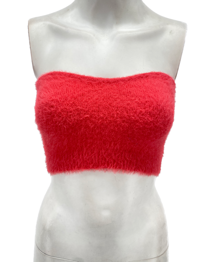 Crop top rouge