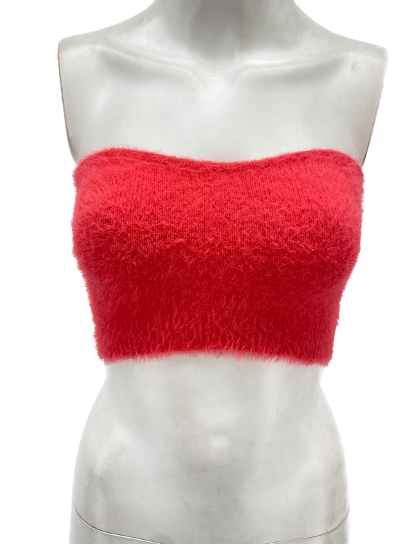 Crop top rouge