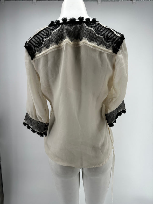 Blouse en dentelle