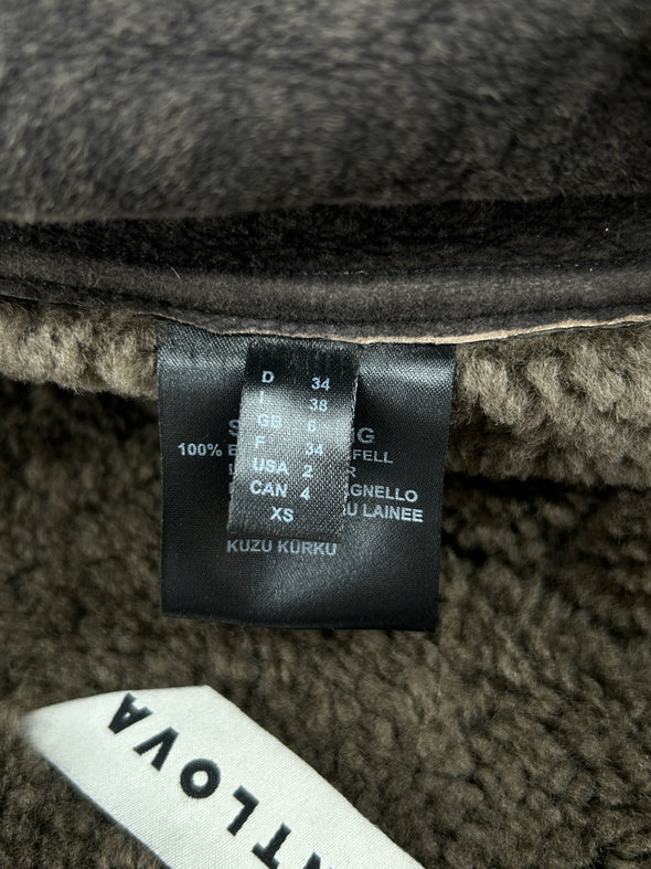 Veste en shearling
