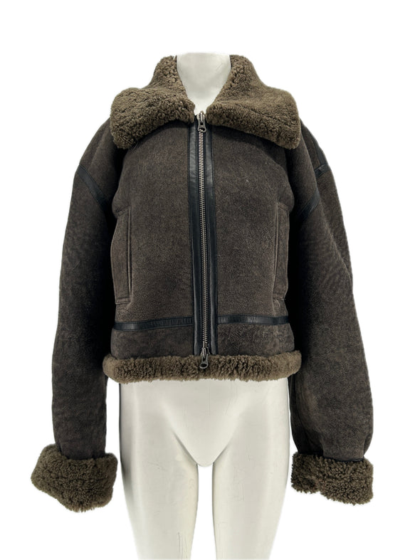 Veste en shearling
