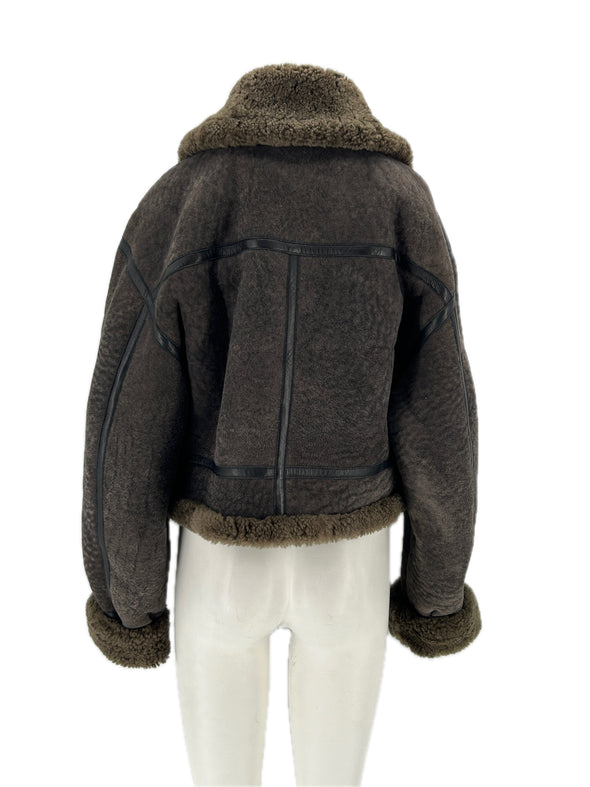 Veste en shearling