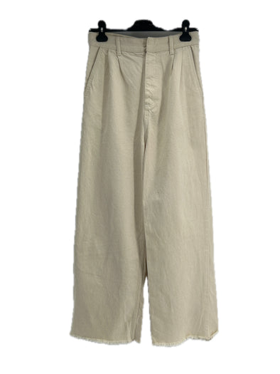 Jean large crème