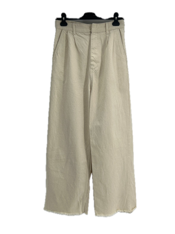 Jean large crème