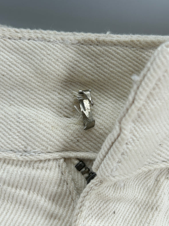 Jean large crème
