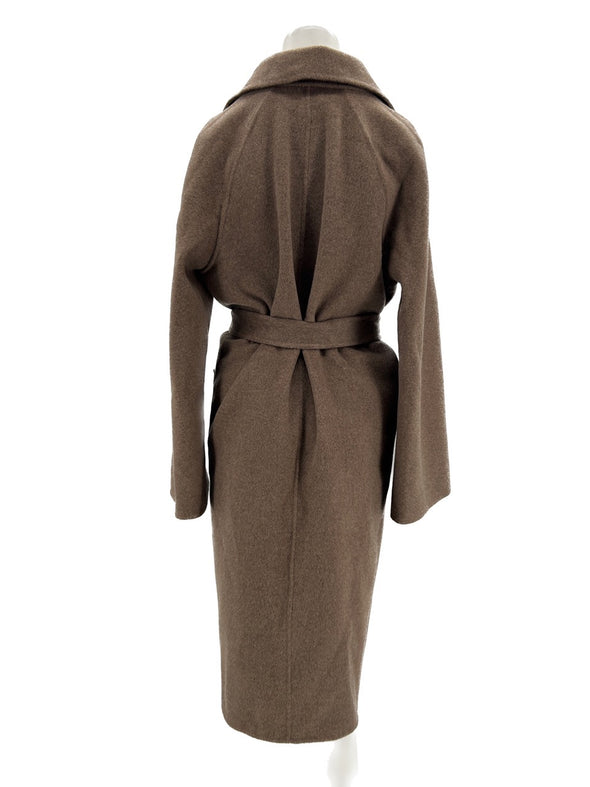 Manteau en laine avec ceinture