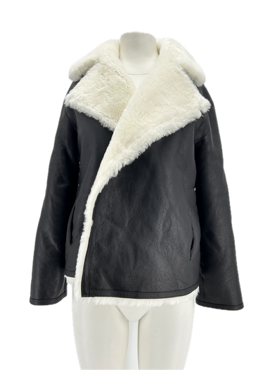 Manteau en peau lainée "Anita"