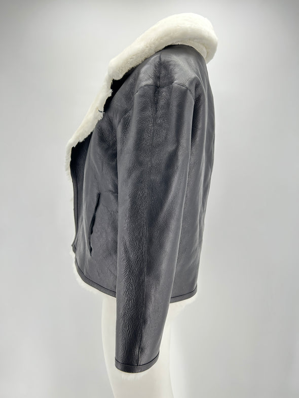 Manteau en peau lainée "Anita"