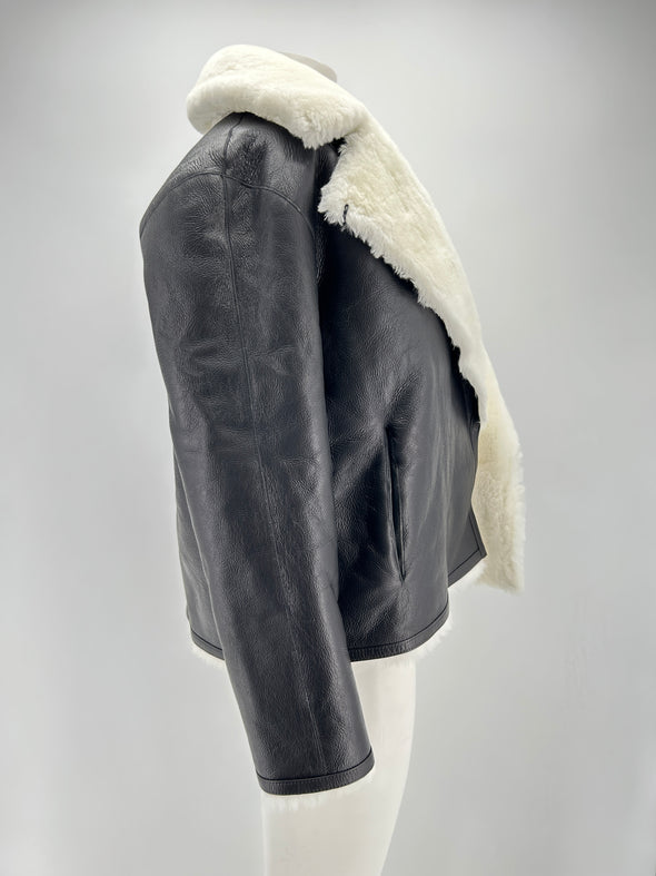 Manteau en peau lainée "Anita"