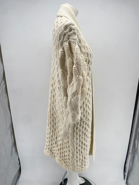 Manteau long blanc