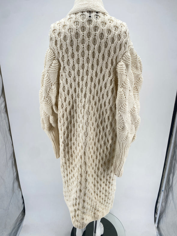 Manteau long blanc
