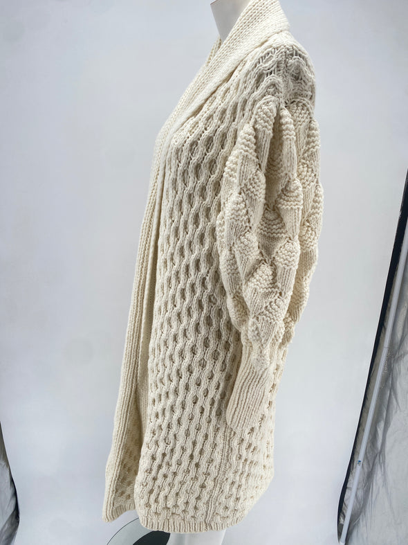 Manteau long blanc