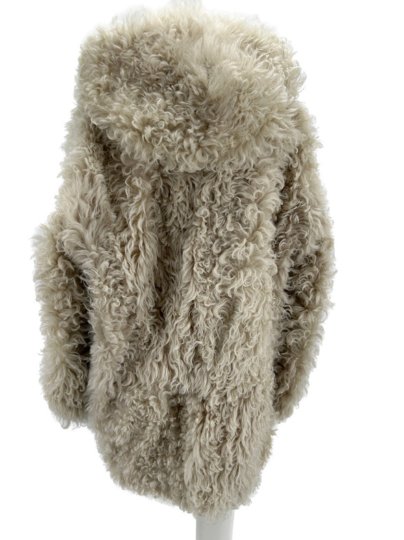Peau lainée beige
